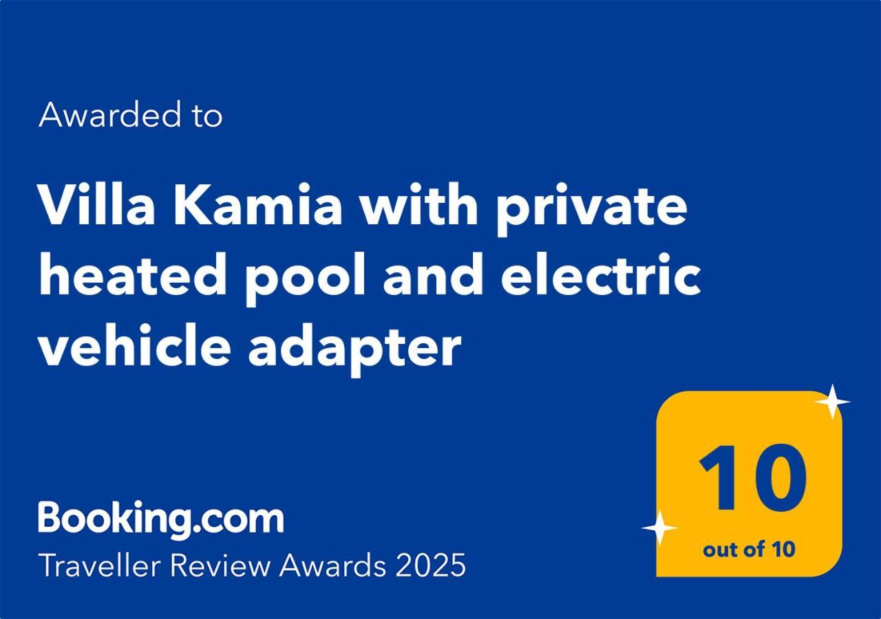 Villa Kamia With Private Heated Pool And Electric Vehicle Adapter Зубовичі Екстер'єр фото